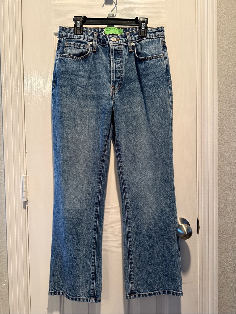 SR vs. Sandrine Rose Virgin Label High Rise Straight Leg Jeans Size 25